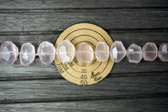 (SPL00100) Rose Quartz faceted beads from Madagascar