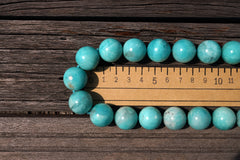 (SPL00048) Peruvian Amazonite round beads