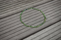 (SPL00092) Green Tourmaline small pebble beads