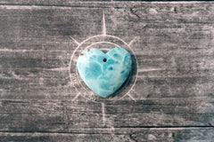 (SPL00066) Larimar large heart pendant
