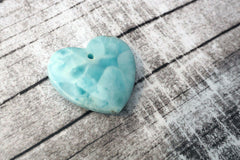 (SPL00066) Larimar large heart pendant