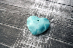 (SPL00067) Larimar large heart pendant