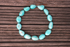 (SPL00054) Peruvian Amazonite organic form/pebble beads (large)