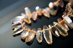 Oregon SunStone facted beads 9-21.5mm (ETB01539) Healing stone/Unique jewelry/オレゴンサンストーン