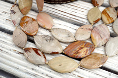 Owyhee Sunset Jasper 18-24mm marquise beads (ETB00588)