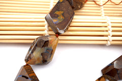 Rare Boulder Opal freeform faceted beads (ETB00457)