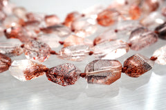 AA Grade Lepidocrocite Quartz faceted beads (ETB00430)