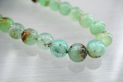 Chrysoprase 10-10.5mm round beads (ETB01322)