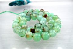 Chrysoprase 10-10.5mm round beads (ETB01322)