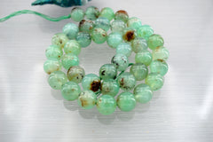 Chrysoprase 10-10.5mm round beads (ETB01322)