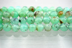 Chrysoprase 7.5-8.5mm round beads (ETB01323)
