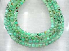 Chrysoprase 7.5-8.5mm round beads (ETB01323)