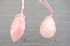 Pink Opal freeform pendant (ETP00307)