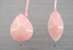 Pink Opal freeform pendant (ETP00307)