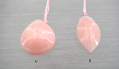 Pink Opal freeform pendant (ETP00307)