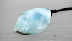 Rare and natural exotic Larimar freeform pendants (ETP00174)