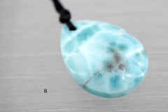 Rare and natural exotic Larimar freeform pendants (ETP00174)