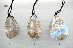 Owyhee Blue Opal freeform pendant (ETP00304)