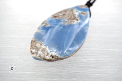 Owyhee Blue Opal freeform pendant (ETP00304)