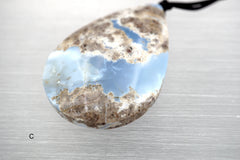 Owyhee Blue Opal freeform pendant (ETP00304)