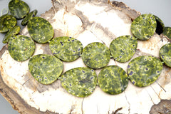 Stichtite/ Atlantisite 34-42mm freeform beads (ETB00344)