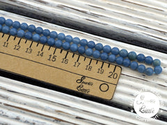 Owyhee Blue Opal 5.5 - 6mm round beads (ETB01062)