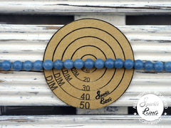 Owyhee Blue Opal 5.5 - 6mm round beads (ETB01062)