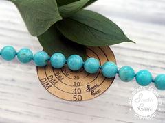 Peruvian Amazonite 9-10mm round beads (ETB01093)