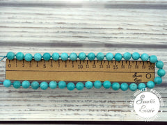 Peruvian Amazonite 9-10mm round beads (ETB01093)