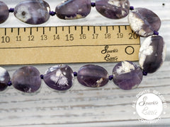 Salvia Chalcedony freeform beads (ETB01098)