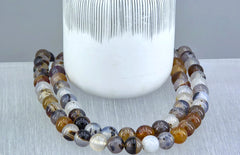 Montana Moss Agate 10.5-12.5mm round beads (ETB01119)