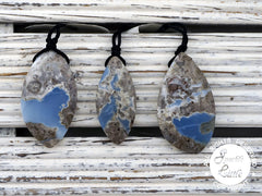 Owyhee Blue Opal freeform pendants  (ETP00273)