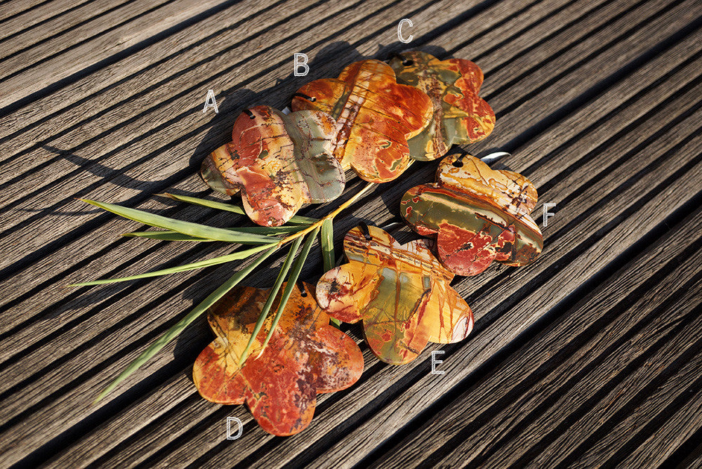Cherry Creek flower pendants (ETP00188)