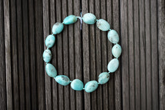 Peruvian Amazonite 16-21mm pebble beads (ETB00780)