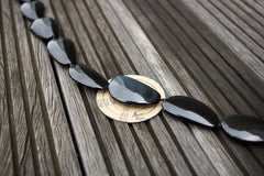 Rainbow Obsidian 22-30mm freeform/ irregular shaped beads (ETB00751)