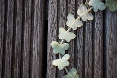 New Jade 21-26mm butterflies beads (ETB00308)