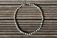 Rare Blue Sapphire corundum 7.5-9mm round beads (ETB00827)