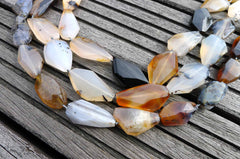 Montana Moss Agate 12-15mm faceted beads (ETB00424)