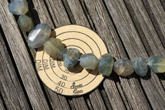 Rare Blue Sapphire corundum 7-19mm faceted beads (ETB00821)