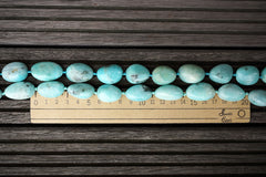 Peruvian Amazonite 15-19mm pebble beads (ETB00778)