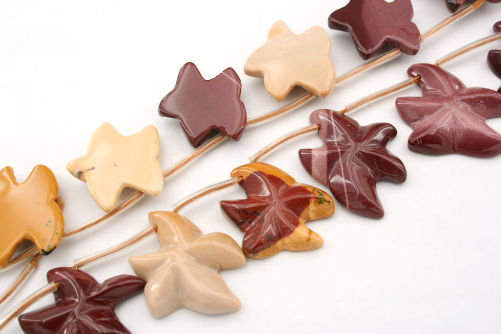 Mookaite 20-24mm starfish shape one side facted beads (ETB01300)