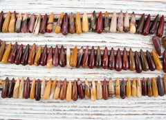 Mookaite 27.5-32.5mm drop beads (ETB01254)