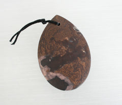 Matte Outback Jasper Freeform Pendant  (ETP00024)