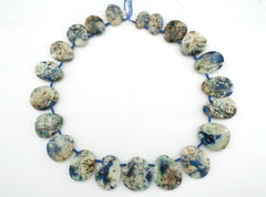 Rare and Natural Azurite freeform beads (ETB01150)