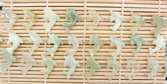 New Jade 29-34.5mm dolphin beads (ETB01273)