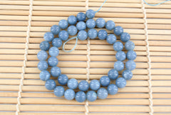 Owyhee Blue Opal 8.5-9mm round beads (ETB01040)