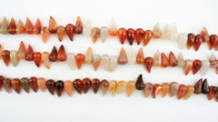 Carnelian 8.5-11mm chili shape beads (ETB01292)
