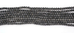 Natural Lava 8mm round beads (ETB01235)