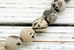 Matte Variegated Jasper 16mm round beads (ETB01154)