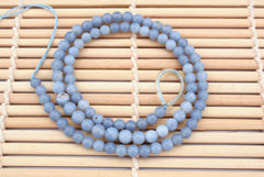 Owyhee Blue Opal 5.5-6.5mm round beads (ETB00870)